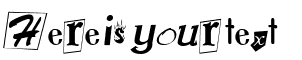 Your preview of RansomNote font