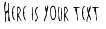 Your preview of The Sixth Sense font
