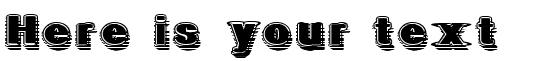 Your preview of GeometricFog font