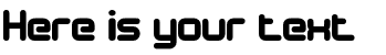 Your preview of Designer Block font