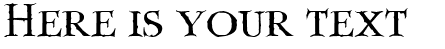 Your preview of Valdemar font
