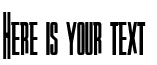 Your preview of Anderson Captain Scarlet font