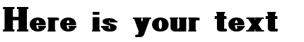 Your preview of Geometric Serif font