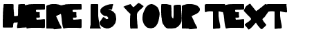 Your preview of Limp Noodle font