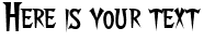 Your preview of Walshes font