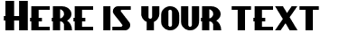 Your preview of Chippewa Falls NF font