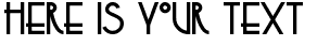 Your preview of Copasetic font