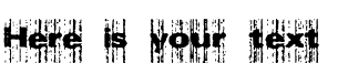 Your preview of xerox Malfunction font
