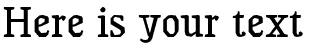 Your preview of HVD Rawcut font