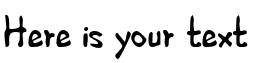 Your preview of HVD Edding 780 font