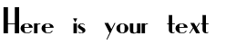 Your preview of Ironick Normal font