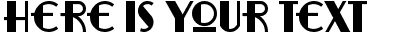 Your preview of Ritzy Remix font