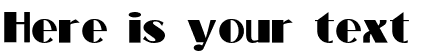 Your preview of Standing Room Only font