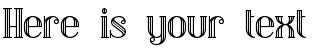 Your preview of Debonair Inline font