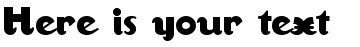 Your preview of Walrus Gumbo font