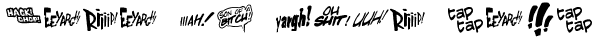 Your preview of zartz! font