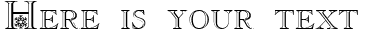 Your preview of Christmas font