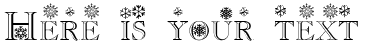 Your preview of Flakes font