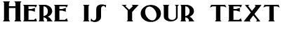Your preview of Laconick font