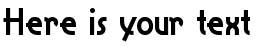 Your preview of Snappy Service font