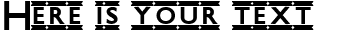 Your preview of Underground font