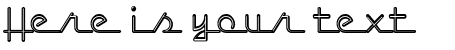 Your preview of Lost Wages font