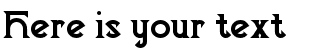 Your preview of Vlaanderen Chiseled font