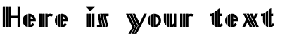 Your preview of Titanick Display font