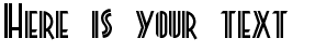Your preview of Platonick font