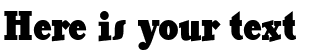Your preview of Our Gang font
