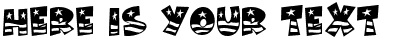 Your preview of Bodie MF Flag font