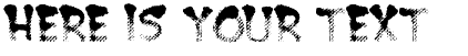 Your preview of Burnt MF font