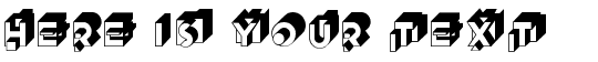 Your preview of Knockout font