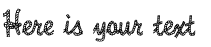 Your preview of Rope font