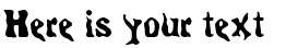 Your preview of Spirits font