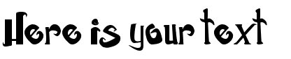 Your preview of Monstur font