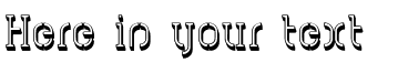 Your preview of HVD Spencils Block font