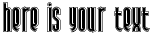 Your preview of Andiron Outline font