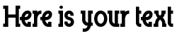Your preview of Blue Plate Special SW font