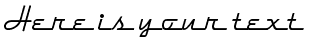 Your preview of Dymaxion Script font