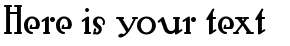 Your preview of Hut Sut Ralston font