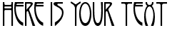 Your preview of Rivanna font