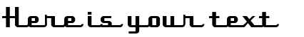 Your preview of Uppen Arms NF font