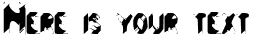 Your preview of Balls to the Wall font