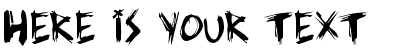 Your preview of Ziperhead font