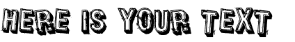Your preview of Heavy Rotation font