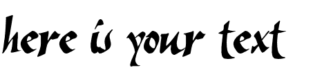 Your preview of Vein font