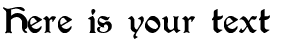 Your preview of Augusta font
