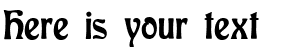 Your preview of Baldur font