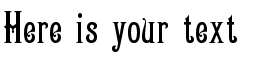 Your preview of Campanile font